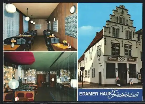 AK Friedrichstadt, Restaurant Edamer Haus Adolf Vick, Innenansichten