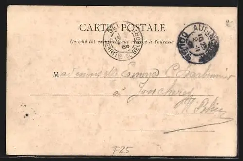 AK Audincourt, Vue partielle, côté de Dasle