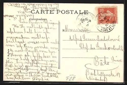 AK Nogent-le-Rotrou, Vue prise du Château Saint-Jean