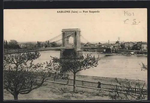 AK Sablons, Pont Suspendu