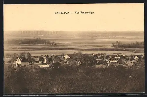 AK Barbizon, Vue panoramique