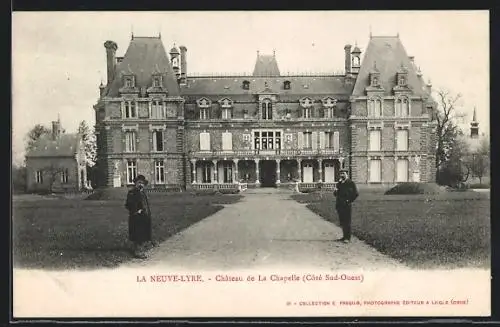 AK La Neuve-Lyre, Château de La Chapelle, Côté Sud-Ouest