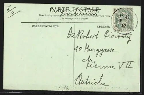 AK Rouen, La Route du Bon-Secours et le Funiculaire