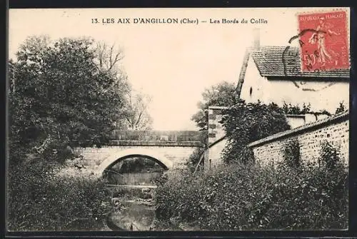 AK Les Aix-d'Angillon, les Bords du Collin