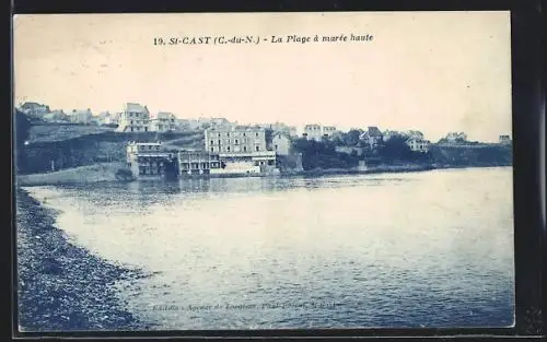 AK St-Cast, La Plage à marée haute