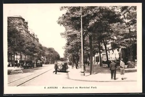 AK Angers, Boulevard du Maréchal Foch