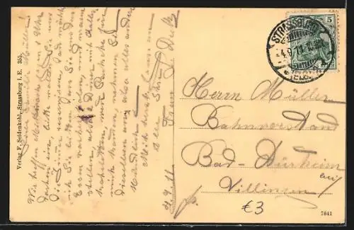 AK Strassburg i. E., Kaiserpalast