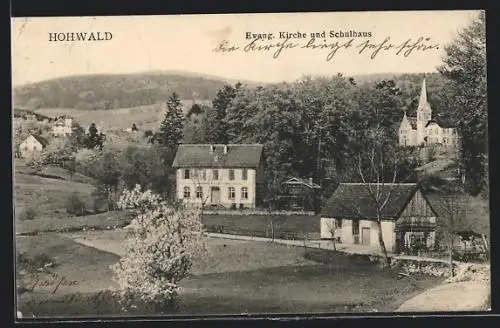 AK Hohwald, Evangelische Kirche und Schulhaus