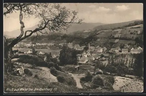 AK Weiler bei Weissenburg, Panorama