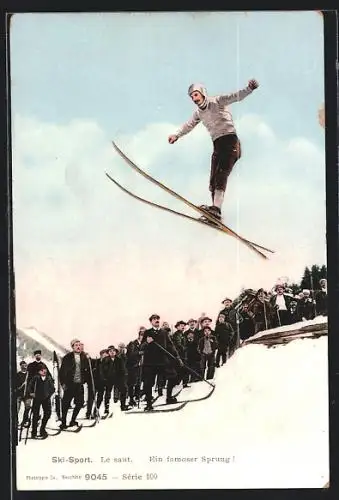 AK Skiflieger bei einem famosen Sprung