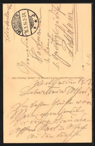 AK Portrait von Steffi Gloria, Soubrette