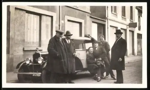 Fotografie Auto Peugeot 201 (1929 /30), Herren nebst Limousine