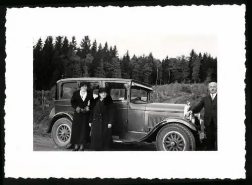 Fotografie Auto Chrysler (1927), PKW - Kennzeichen Provinz Hessen-Nassau
