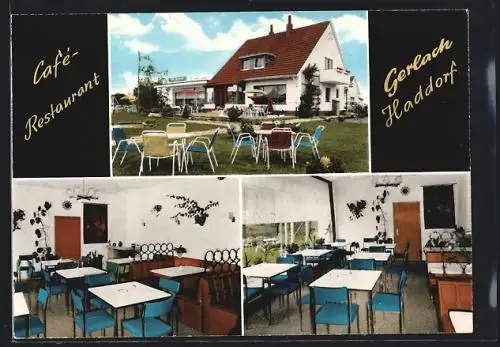 AK Wettringen / Westf., Cafe-Restaurant Gerlach, Haddorf 51