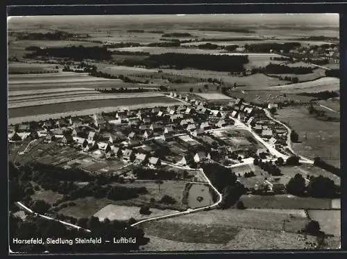 AK Harsefeld, Siedlung Steinfeld vom Flugzeug aus