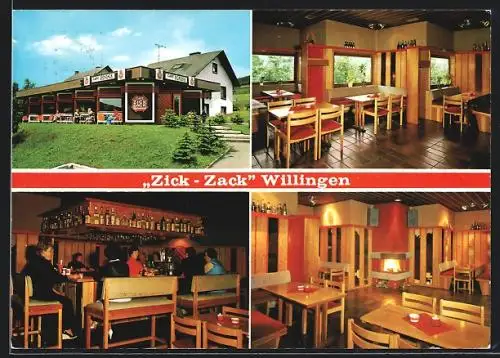 AK Willingen / Hochsauerland, Cafe Restaurant Zick Zack