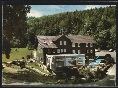 AK Marxzell /Schwarz., Waldhotel Bergschmiede, Bes. Hans Rauh