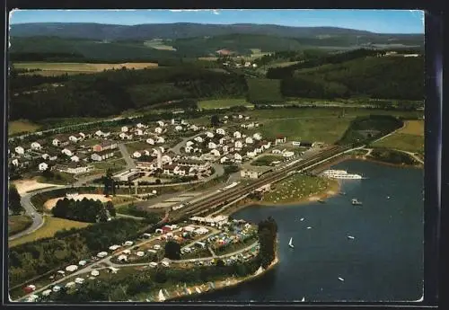 AK Olpe-Sondern /Biggesee, Ortsansicht aus der Vogelschau