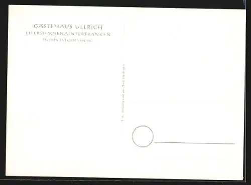 AK Elfershausen /Unterfranken, Gästehaus Ullrich