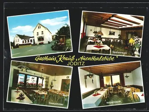 AK Joditz, Gasthaus Walter Krauss Auenthalstube