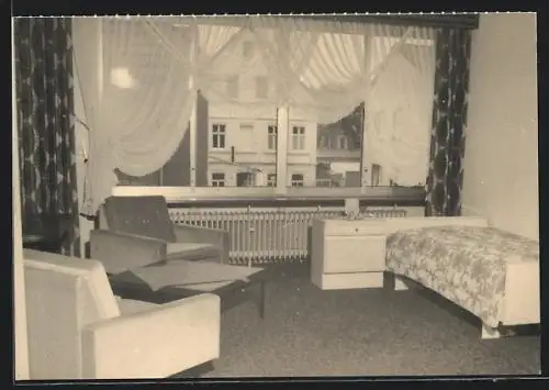 AK Bad Lippspringe, Hotel Haus Weidemann, Brunnenstrasse 9