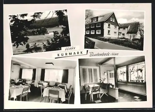 AK Buntenbock /Harz, Pension Haus Kurmark, Ortsansicht