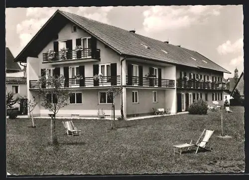 AK Bad Wörishofen, Kurheim Nägele, Gasthaus, Obere Mühlstr. 8a