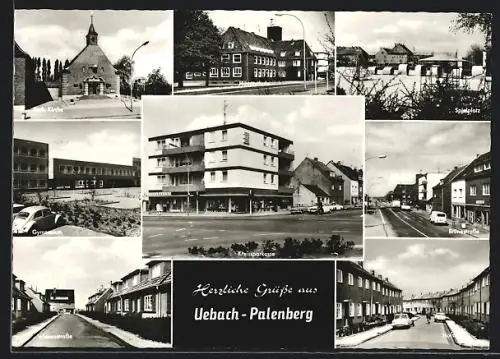 AK Uebach-Palenberg, Wiesenstrasse, Brünestrasse, Hofstrasse, Schulen