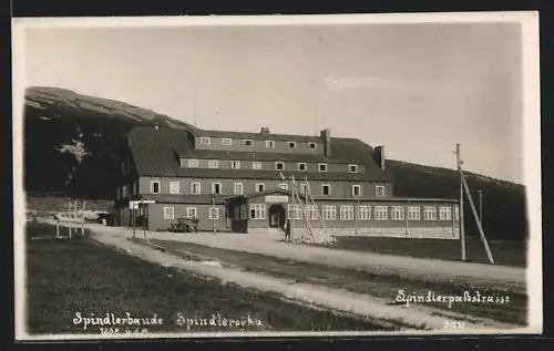 AK Spindlerbaude an der Spindlerpassstrasse