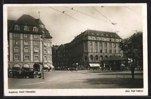 AK Augsburg, Strasse am platz