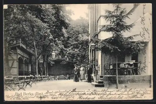 AK Bad Berka, Conzertplatz am Kurhaus