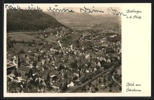 AK Geislingen a. d. Steige, Blick vom Ödenturm