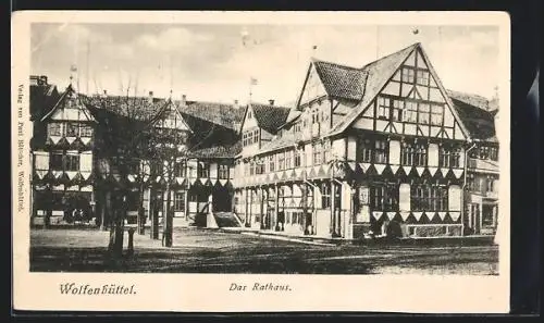 AK Wolfenbüttel, Partie am Rathaus