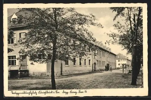AK Königsbrück, Truppenübungsplatz, Dopp. Komp. Bar. 14