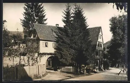 Foto-AK Hirsau, Partie am oberen Tor