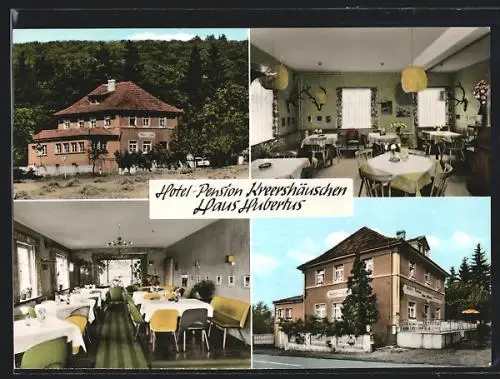 AK Winterbach über Bad Kreuznach, Hotel-Pension Kreershäuschen Haus Hubertus