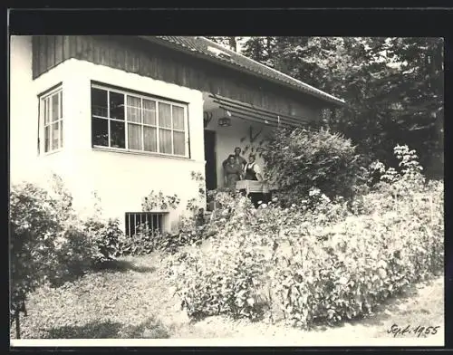 Foto-AK Starnberg, Haus St. Georg an der Eiche im Jahr 1955