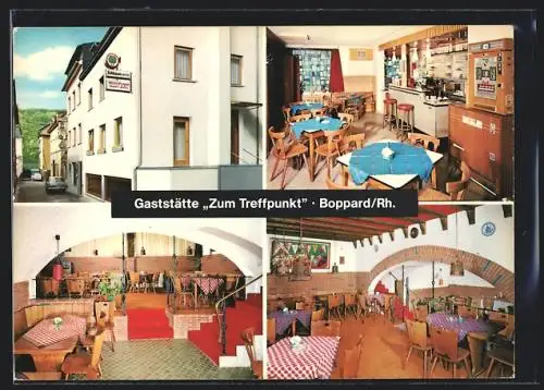AK Boppard /Rhein, Gaststätte Zum Treffpunkt, Untere Rheingasse 3