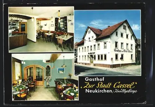 AK Neukirchen /Knüllgebirge, Gasthof Zur Stadt Cassel, Kurhessenstrasse