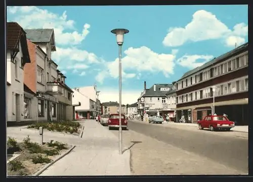 AK Reinfeld, Hauptstrasse mit Geschäften
