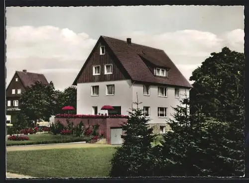 AK Hahnenklee-Bockswiese /Oberharz, Hotel-Gästehaus Erika, Parkstrasse 11