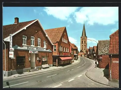 AK Emsbüren, Hotel Möller in der Lange Strasse