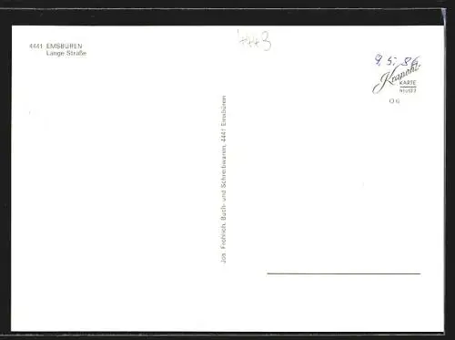 AK Emsbüren, Hotel Möller in der Lange Strasse