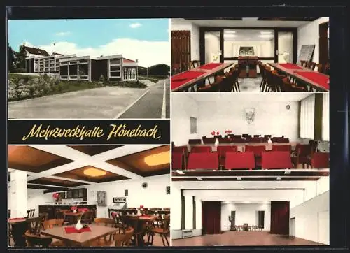 AK Hönebach, Innenansicht der Mehrzweckhalle