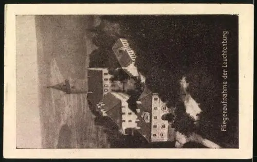 Notgeld Kahla 1921, 25 Pfennig, Fliegeraufnahme der Leuchtenburg