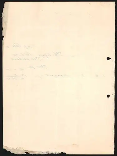 Rechnung Reutlingen 1915, Fr. Schradin, Mech. Strickgarn- & Strumpfwaren-Fabrik, Werksansichten und Filiale Genkingen