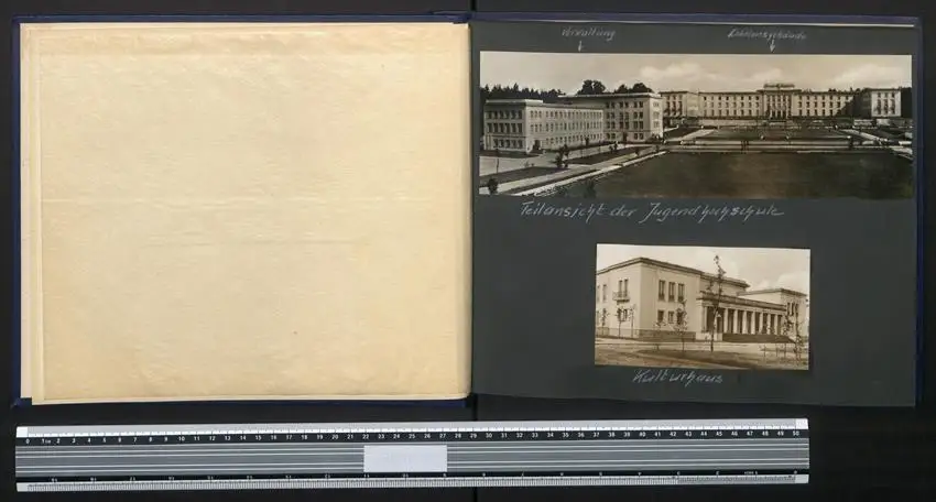 Fotoalbum mit 80 Fotografien, Ansicht Wandlitz, FDJ Jugendhochschule Wilhelm Pieck, 1958 0