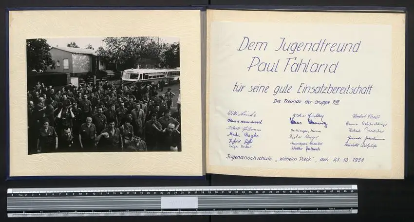 Fotoalbum mit 80 Fotografien, Ansicht Wandlitz, FDJ Jugendhochschule Wilhelm Pieck, 1958 1