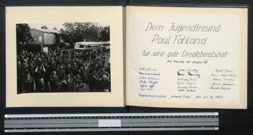 Fotoalbum mit 80 Fotografien, Ansicht Wandlitz, FDJ Jugendhochschule Wilhelm Pieck, 1958