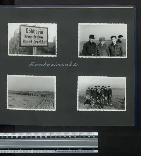 Fotoalbum mit 80 Fotografien, Ansicht Wandlitz, FDJ Jugendhochschule Wilhelm Pieck, 1958